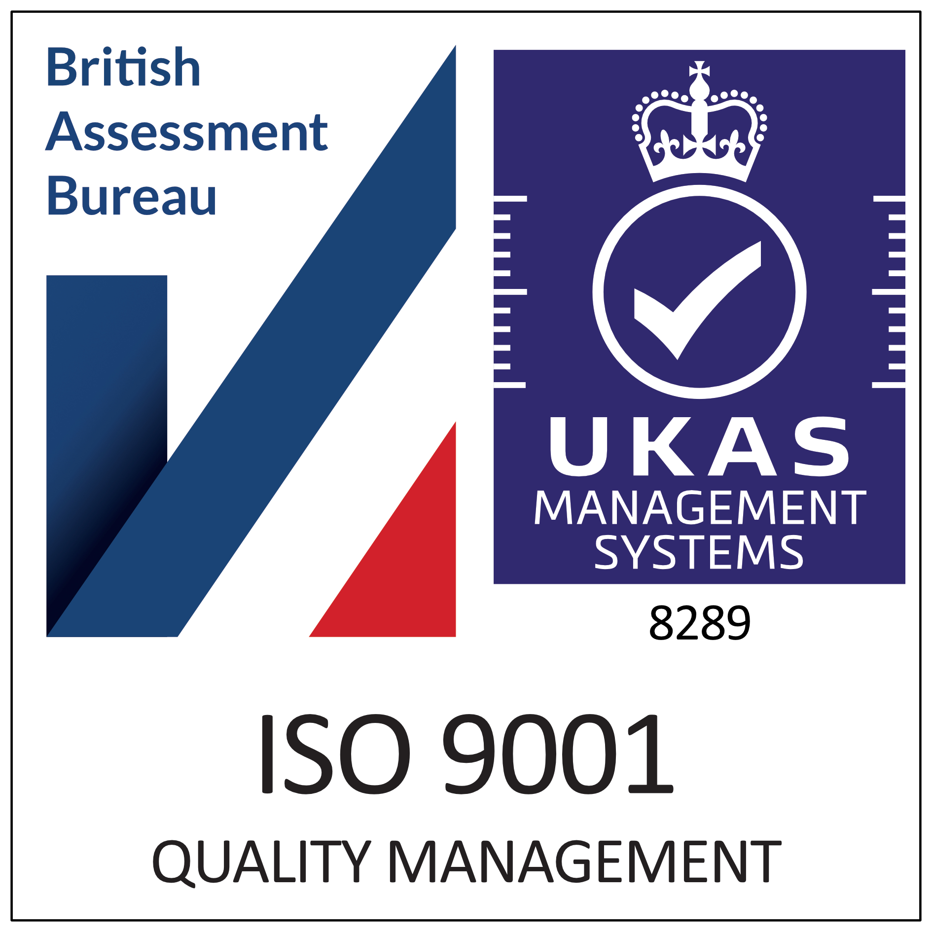 British Assessment Bureau - ISO 9001 Quality Management Accreditation